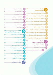 فهرست کتاب تست استعداد تحلیلی تیزهوشان ششم انتشارات مهر و ماه