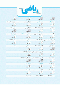 فهرست کتاب جامع تیزهوشان چهارم پا به پا پویش