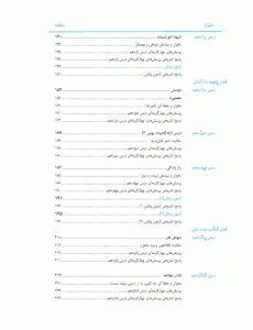 فهرست کتاب فارسی ششم رشادت مبتکران
