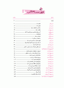 فهرست کتاب مطالعات اجتماعی هشتم رشادت مبتکران